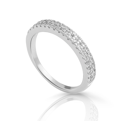 Orphelia 'Glam' Damesring van 925 Sterling Zilver - Zilver ZR-7536