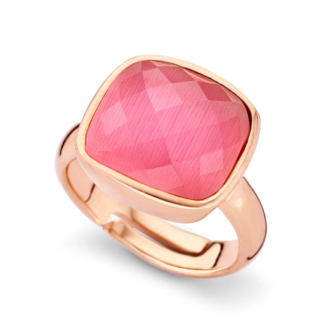 Orphelia Dames 925 Sterling Zilveren Ring - Roze ZR-7198/PI