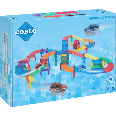 Coblo Classic magnetisch racebaan 70 stuks