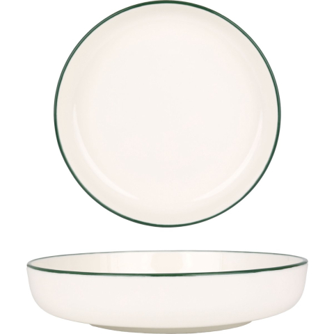 Rinart Kommetje green edge porselein 19 cm set van 6