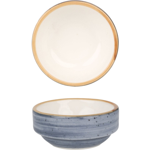 Bonna Kommetje aura dusk porselein 6 cm (30cc) set van 6