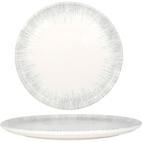 Bonna Pizzabord iris porselein 28 cm set van 2