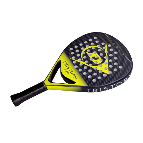 Dunlop d pdl tristorm pro padelracket heren zwart-geel