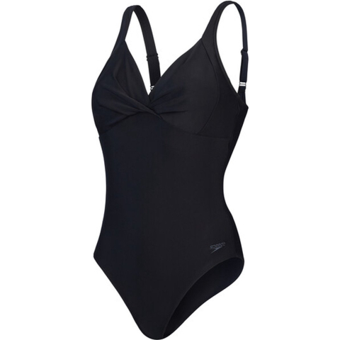 Speedo eco cross knot shaping 1p bla wedstrijd badpak dames -multicolour