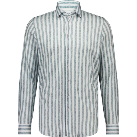 Blue Industry Streepmotief jersey overhemd |
