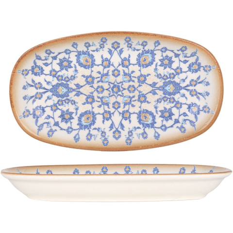 Rinart Serveerschaal tiara porselein 25x15 cm set van 2