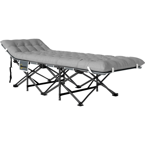 4goodz Veldbed campingbed met matras tot 150 kg gebruikersgewicht
