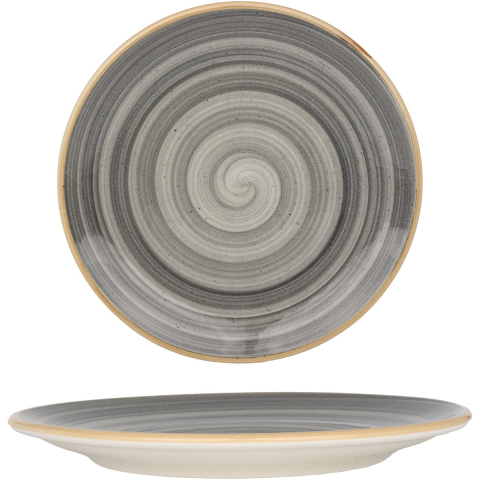 Bonna Dessertbord aura space porselein 21 cm set van 6