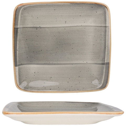 Bonna Serveerschaal aura space porselein 15x14 cm set van 2