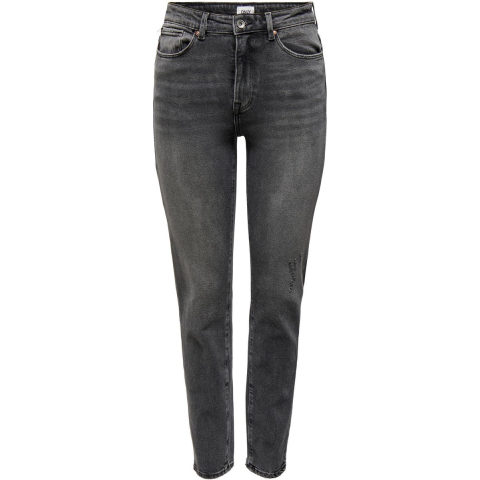 Only Onlemily stretch hw st ank cro614 n grey denim