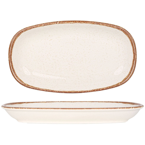 Rinart Serveerschaal brunilda porselein 30x18 cm set van 2