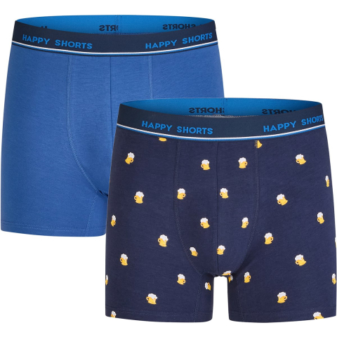 Happy Shorts Heren boxershorts oktoberfest 2-pack bier