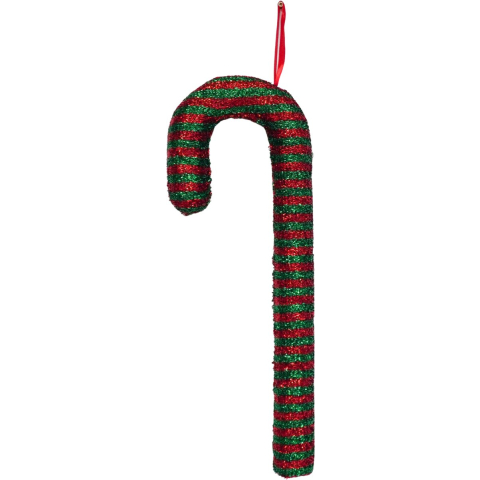 House Vitamin Christmas decoration candy cane foam green/red 52cm
