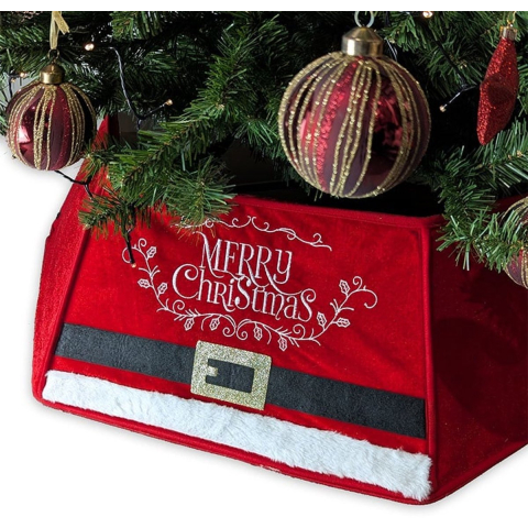 Unique Living kerstboomrok merry xmas 40x25cm -