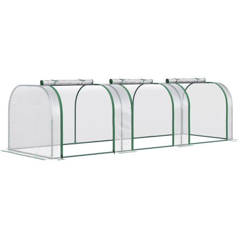 4goodz Kweekkas met raam 295x100x80 cm foliekas