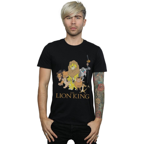 Li-cense Disney heren the lion king groep t-shirt