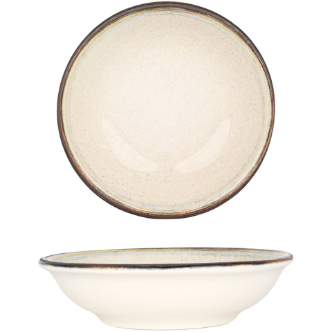 Bonna Serveerschaal cortado porselein 15 cm (330cc) set van 2