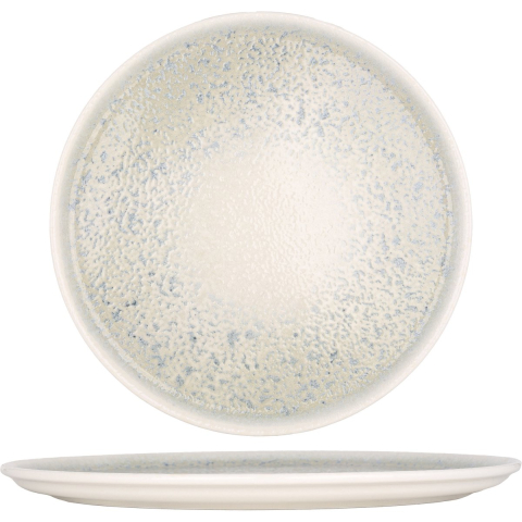 By Bone Pizzabord natura ocean porselein 32 cm set van 2