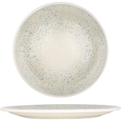 By Bone Dinerbord natura ocean porselein 30 cm set van 6