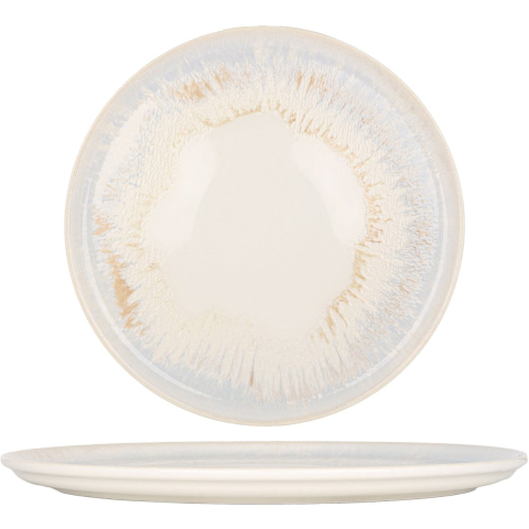 By Bone Pizzabord wave porselein 32 cm set van 2