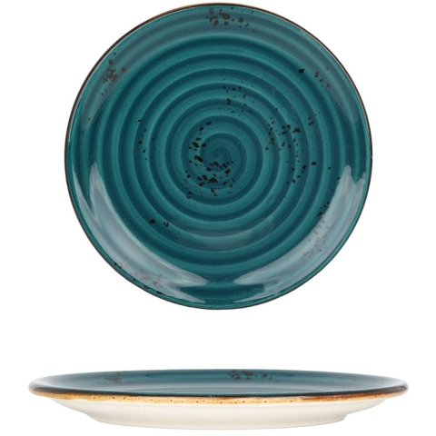 By Bone Dessertbord harmony tropical porselein 17 cm set van 6