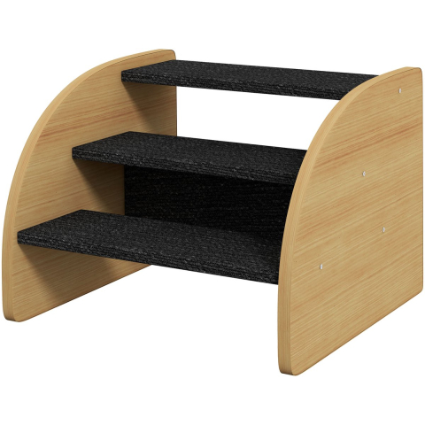 4goodz Huisdierentrap hondentrap 3 trede 38,5x38,5x30 cm