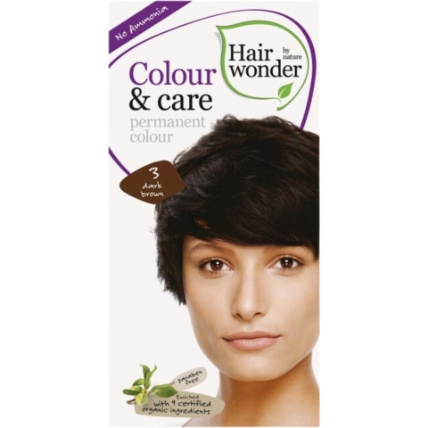 Hairwonder Colour & Care 3 - Dark Brown - Haarverf