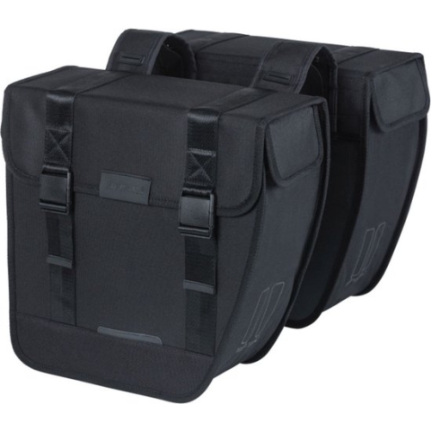 Basil Tour Dubbele Fietstas XL - 35 Liter - Zwart