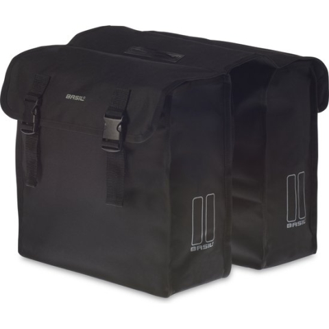 Basil Mara 3XL Dubbele fietstas - Zwart - 52 Liter