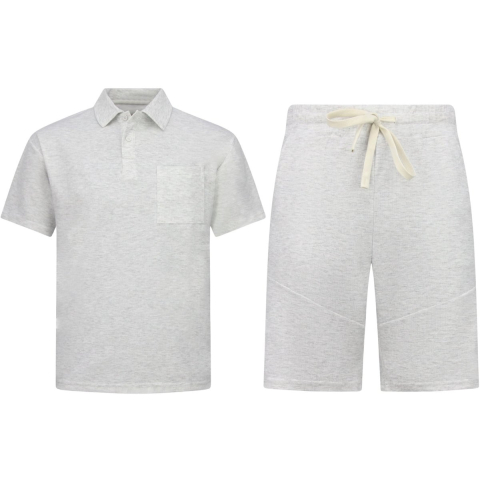 Enos Zomerset ribbed oversized polo shirt