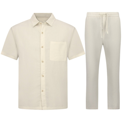 Enos Linnen zomerset oversized twinset