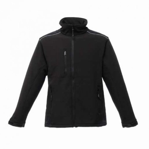 Regatta Heren Zandstorm Werkkleding Softshell Jasje (Zwart/Zwart)