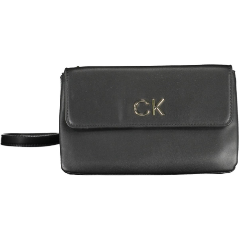 Calvin Klein Zwarte Polyester Dames Handtas