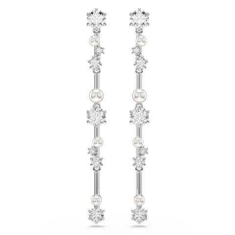 Swarovski 'Constella Bars' Dames Oorbellen van Basismetalen - Zilver 5705614