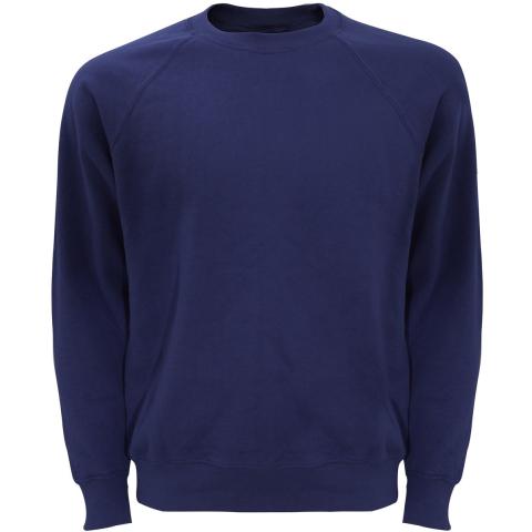 Fruit Of The Loom Heren Raglan Mouwen Belcoro® Sweatshirt (Donker Marine)