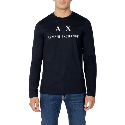 Armani Exchange Heren T-Shirt In Blauw