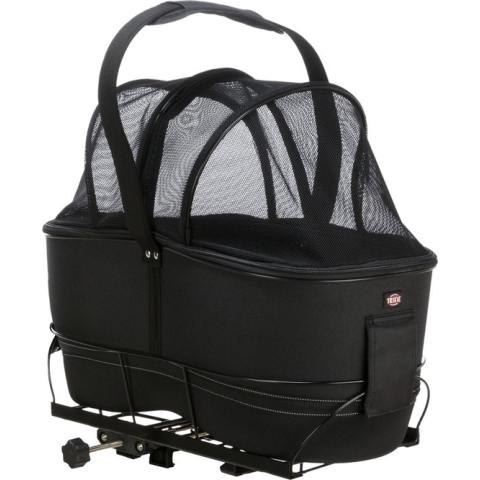 Trixie - Fietsmand Bagage Drager - Breed - Zwart - 60X29X49 CM