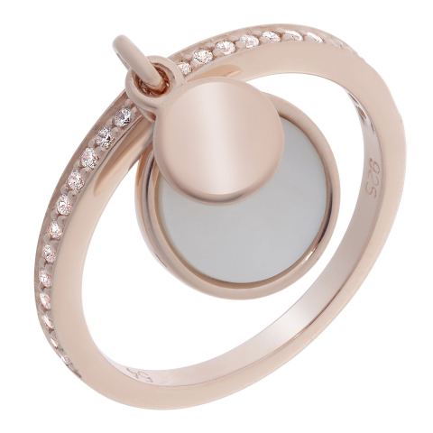Orphelia Dames 925 Sterling Zilveren Ring - Rosé ZR-7285/RG