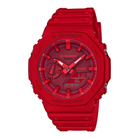 Casio G-shock Heren Rood Horloge GA-2100-4AER