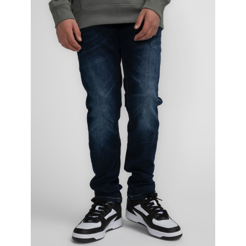 Petrol Industries - Jongens Turner Regular Tapered Fit Jeans Sequim - Blauw
