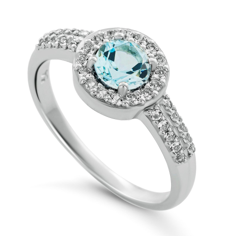 Orphelia 'Bristol' Dames 925 Sterling Zilveren Ring - Zilver ZR-7579/B