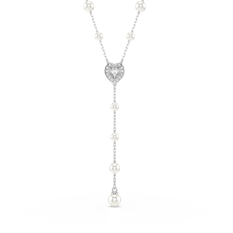 Swarovski 'Ss25 Capsule' Dames Ketting van Basismetalen - Zilver 5720855