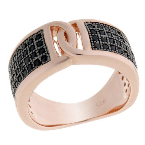 Orphelia Dames 925 Sterling Zilveren Ring - Roze ZR-6045