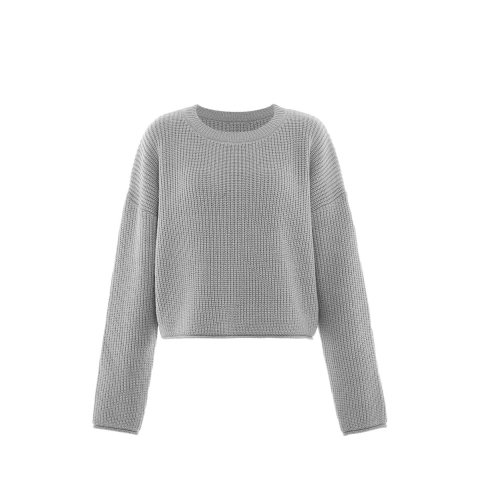 Mymo Jumper Dames licht grijs melange