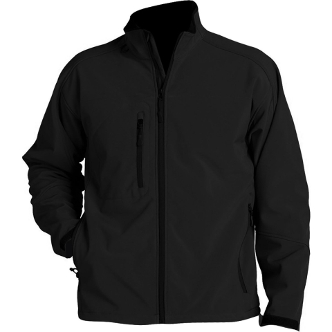 SOLS Heren Relax Soft Shell Jacket (ademend, winddicht en waterbestendig) (Zwart)