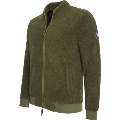 Cappuccino Italia Sweaters Sherpa Fleece Vest Groen
