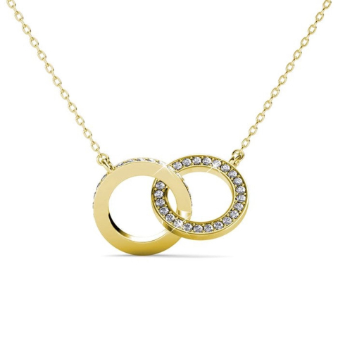Circle Twin hangers - Oostenrijks kristal