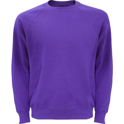 Fruit Of The Loom Heren Raglan Mouwen Belcoro® Sweatshirt (Bottle Groen)