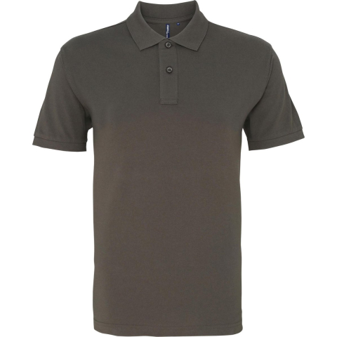 Asquith & Fox Menselijk organisch Klassiek Fit Poloshirt (Leisteen)