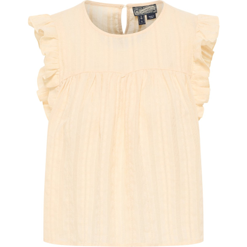 Dreimaster Blouse Dames Beige crème